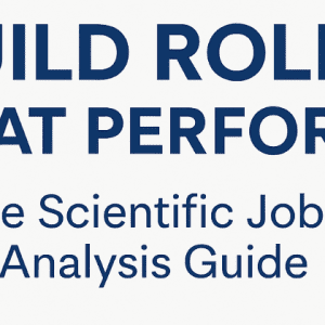 Build Roles That Perform | Scientific Job Analysis Guide